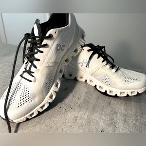 White On Cloud X, size 7.5, worn less than 5 times